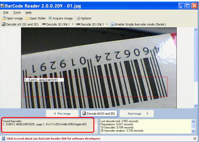 Bytescout BarCode Reader SDK