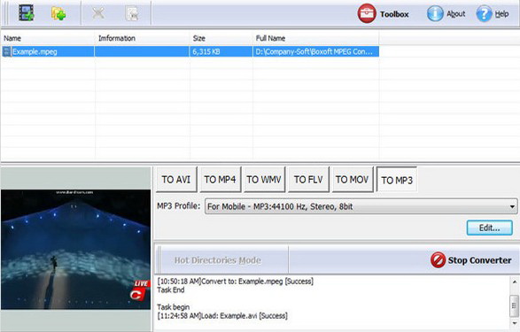 Boxoft MPEG Converter