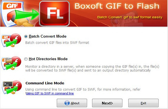 Boxoft GIF To Flash