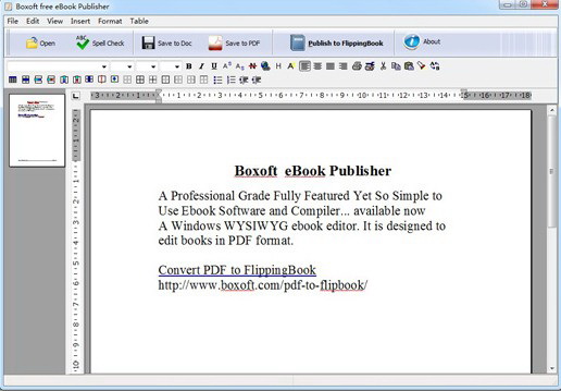 Boxoft Free eBook Publisher