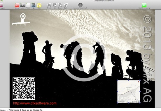 cf/x watermark PRO For Mac