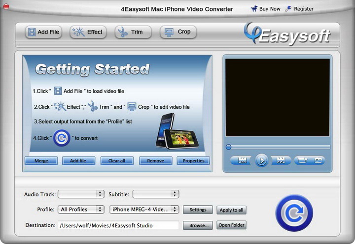 4Easysoft Mac iPhone Video Converter