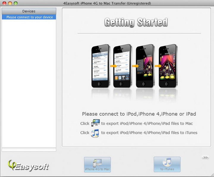 4Easysoft iPhone 4G to Mac Transfer