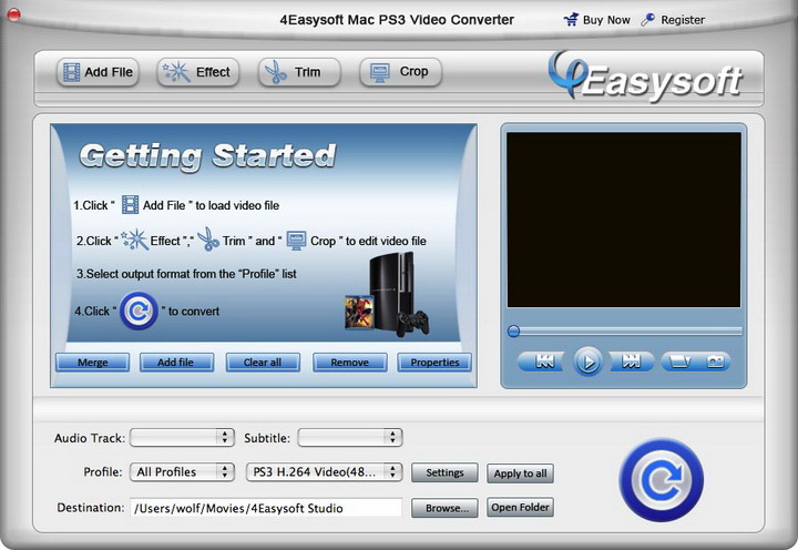 4Easysoft Mac PS3 Video Converter