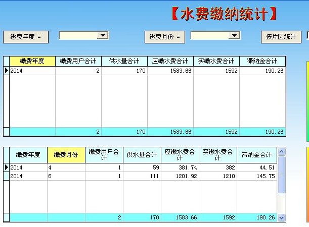 水费收缴管理系统