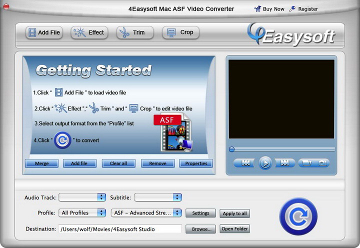 4Easysoft Mac ASF Video Converter