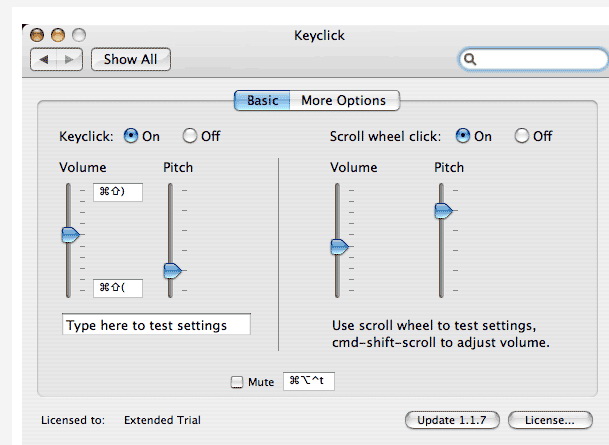 Keyclick for mac