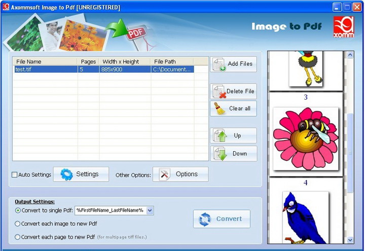 Axommsoft Image to Pdf Converter