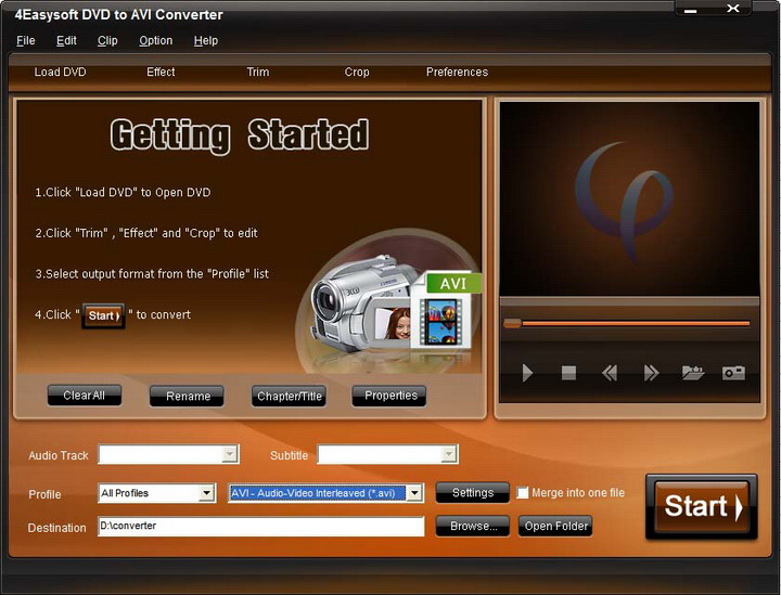 4Easysoft DVD to AVI Converter