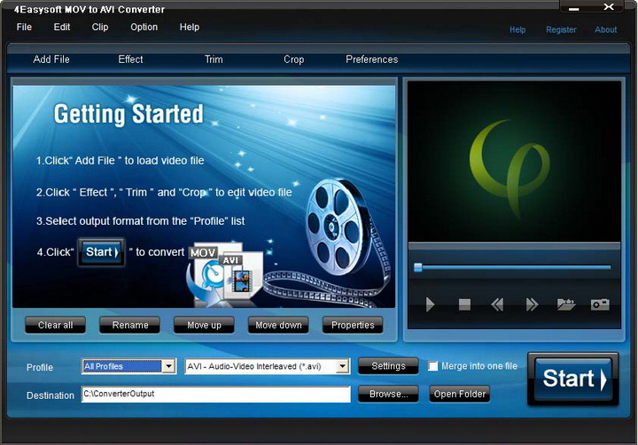4Easysoft MOV to AVI Converter