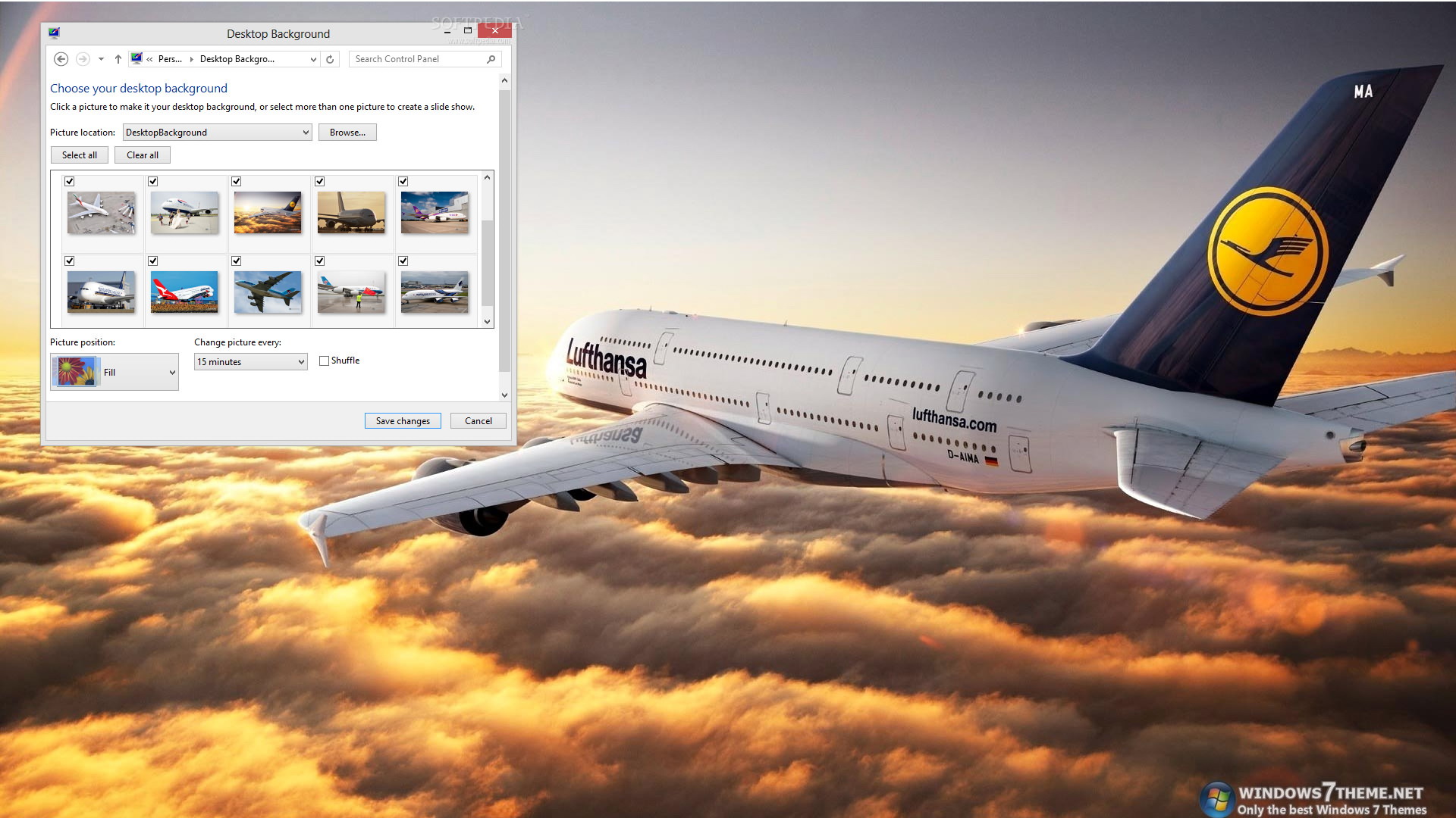 Airbus A380 Windows 7 Theme