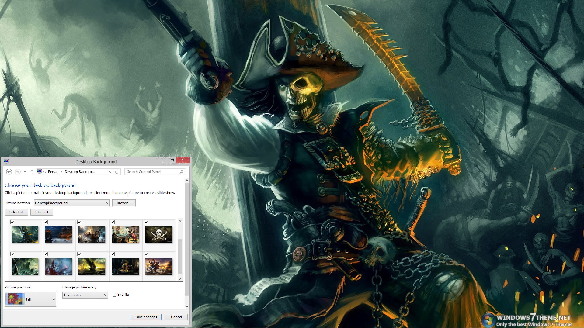 Fantasy Pirates Windows 7 Theme