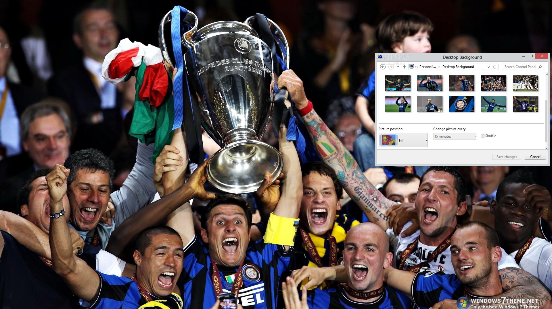 Inter Milan Windows 7 Theme