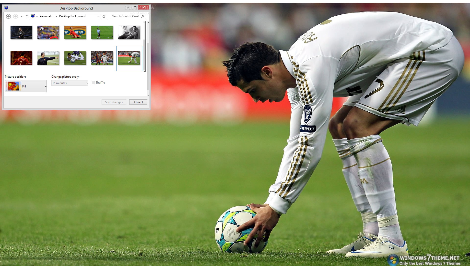 Cristiano Ronaldo Windows 7 Theme