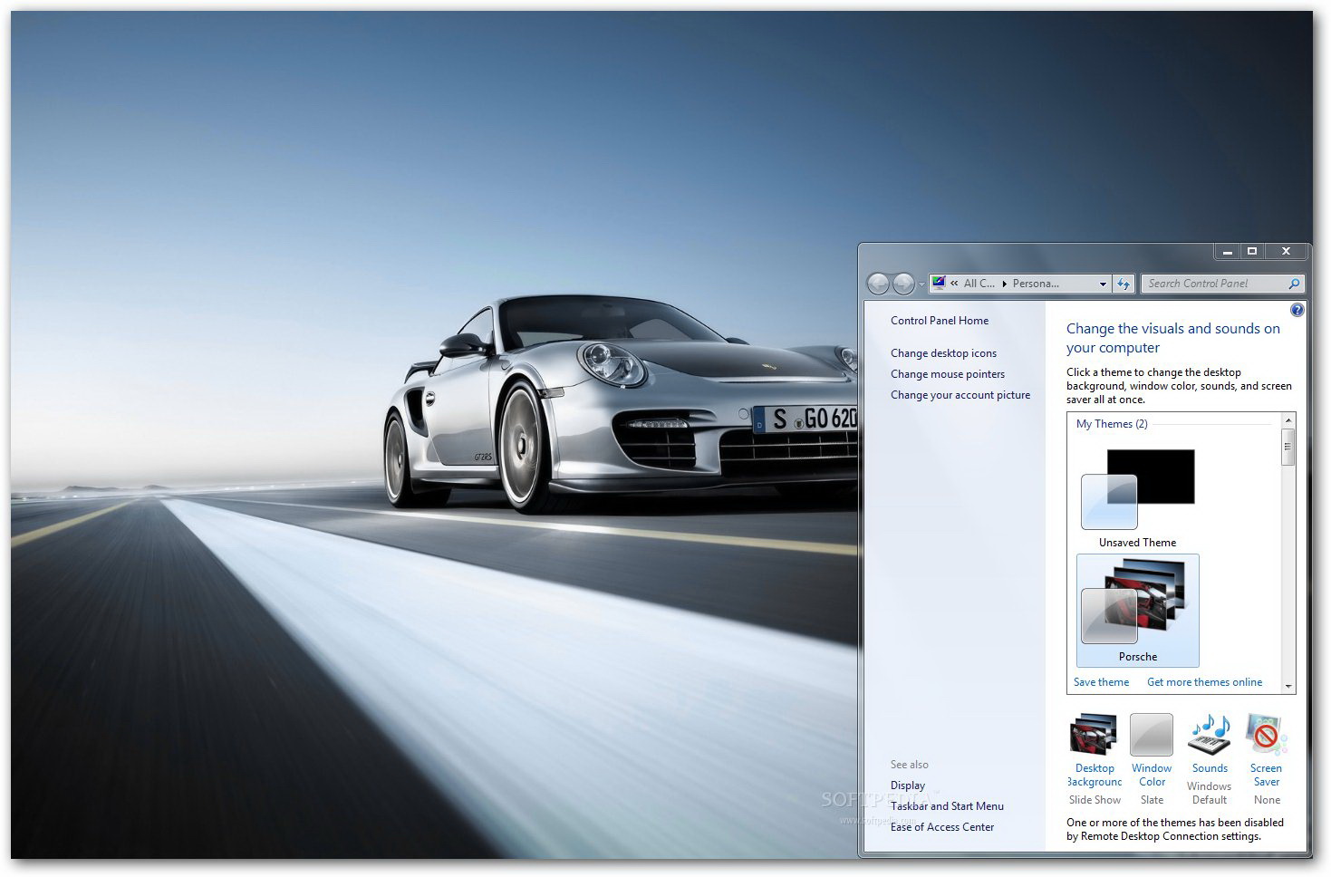 Porsche Windows Theme