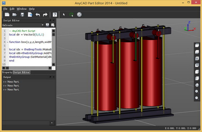 AnyCAD Part Editor