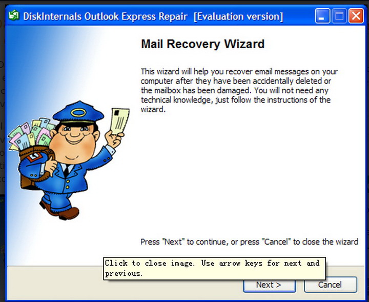 DiskInternals Mail Recovery Express