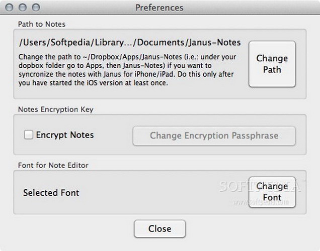 Janus Notes For Mac