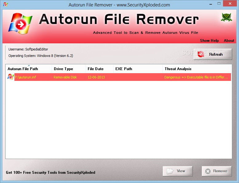 Autorun File Remover