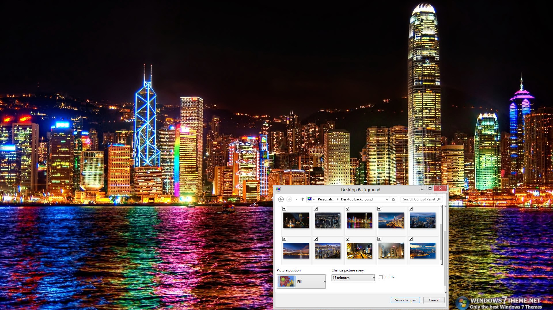 Hong Kong Windows 7 Theme