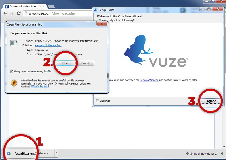 Vuze Bittorrent Client