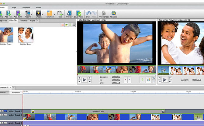 VideoPad Free Video Editing For Mac