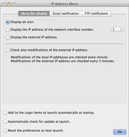 IP Address Menu For Mac