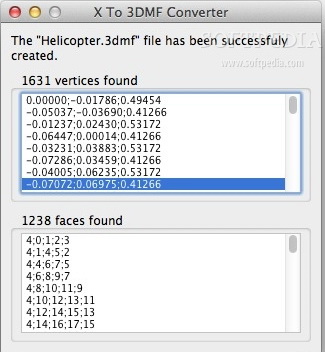 X To 3DMF Converter  For Mac