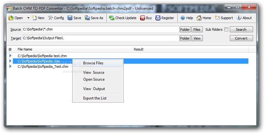 Batch CHM to PDF Convertor