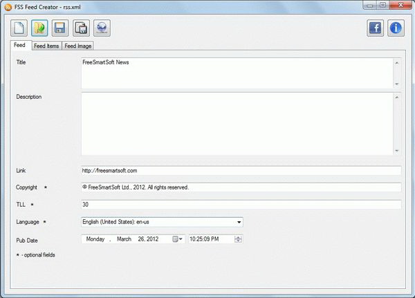 FSS Feed Creator