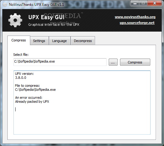 UPX Easy GUI