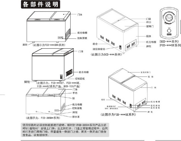 海尔FCD-181XZ冷藏冷冻柜使用说明书