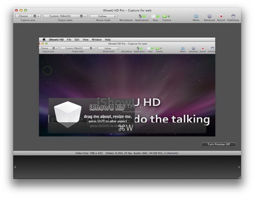 iShowU HD Pro for MAC