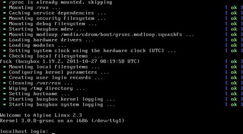 Alpine Linux Standard For Linux(64bit)