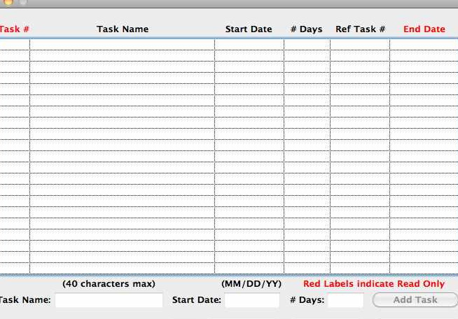 Schedule For Mac