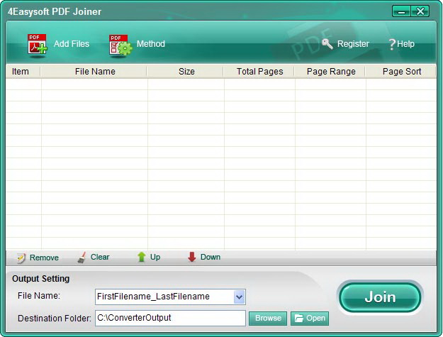 4Easysoft PDF joiner