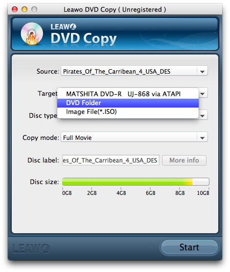 Leawo DVD Copy for Mac