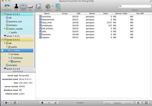 Navicat Essentials for PostgreSQL For Mac