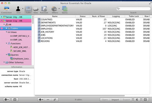 Navicat Essentials for Oracle For Mac