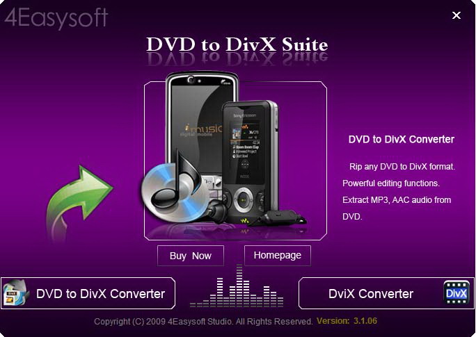 4Easysoft DVD to DivX Suite