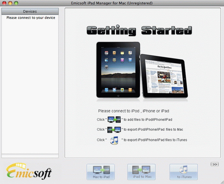 Emicsoft iPad Manager for Mac