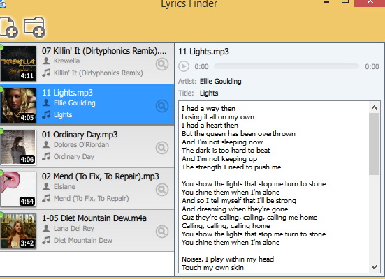 MediaHuman Lyrics Finder For Mac