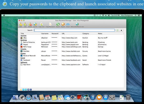 Easy Password Storage For Mac