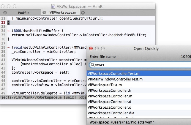 VimR For Mac