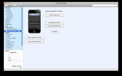 Dive Log Manager For Mac