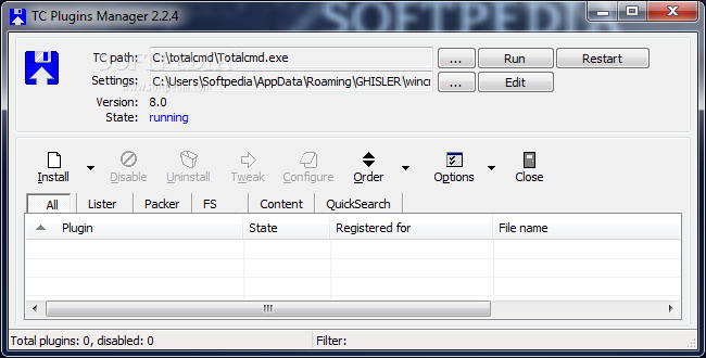 TC Plugins Manager