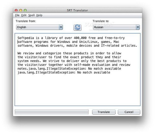 SRT Translator For Linux
