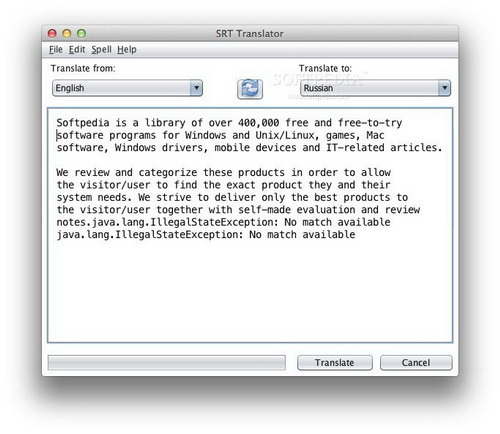 SRT Translator For Mac