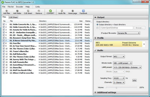 Pazera FLAC to MP3 Converter PORTABLE