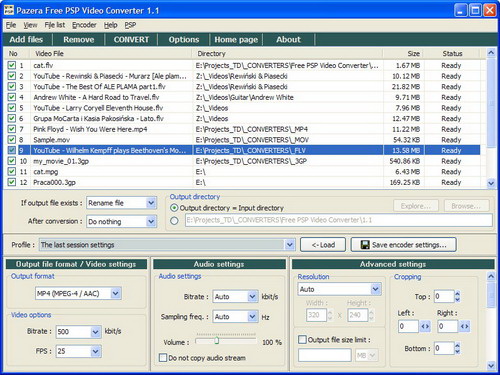 Pazera Free PSP Video Converter